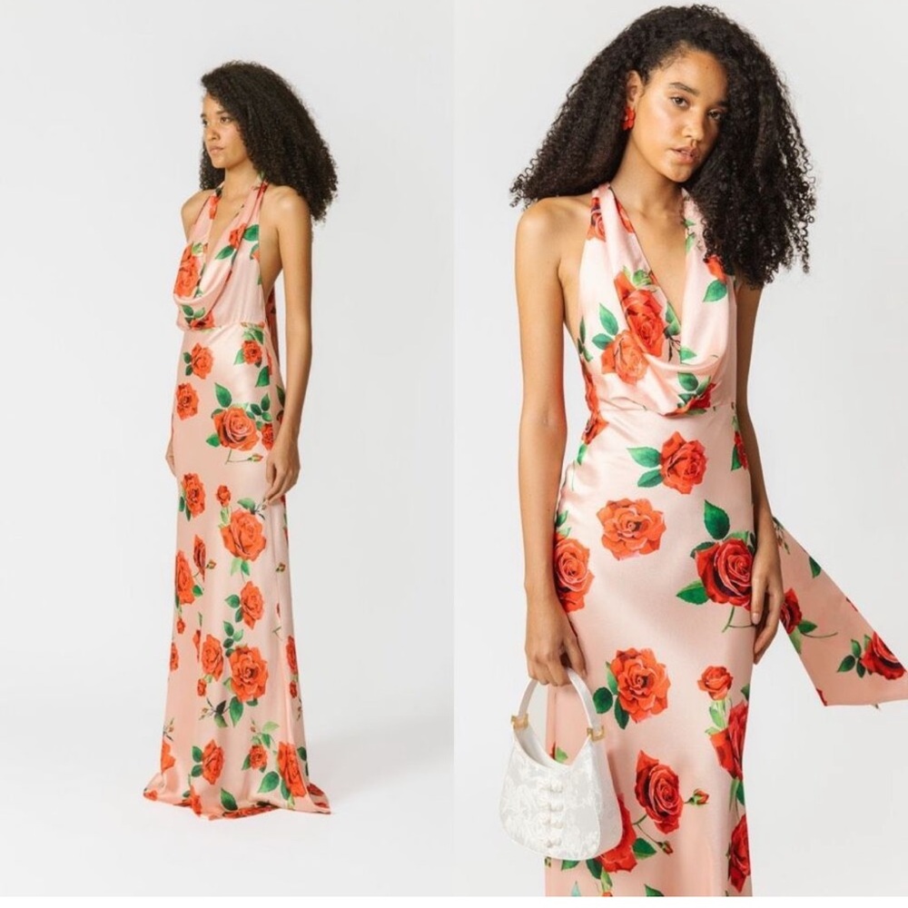 Sua Lee Presley Gown in Peach Rose Size 4